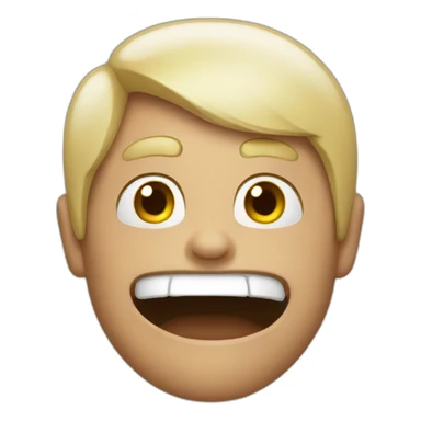 Crazy emoji sticker