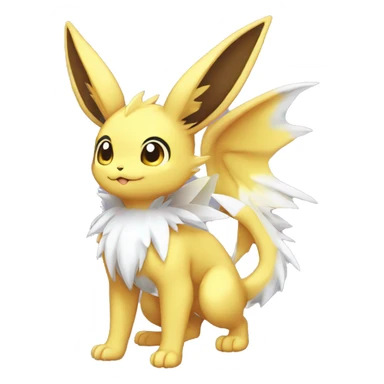 Shiny-Eeveelution-Cute-Dragon-Pokémon-fusion full body sticker