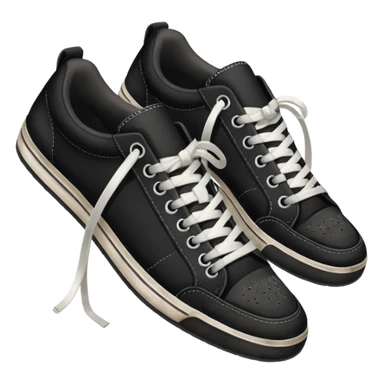 a pair of sneakers: negros sticker