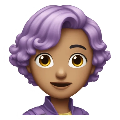 Corazon lila pastel  sticker