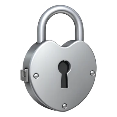 padlock with a keyhole, symbolizing 'locked in' sticker