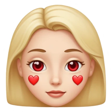 face with heart eyes emoji sticker