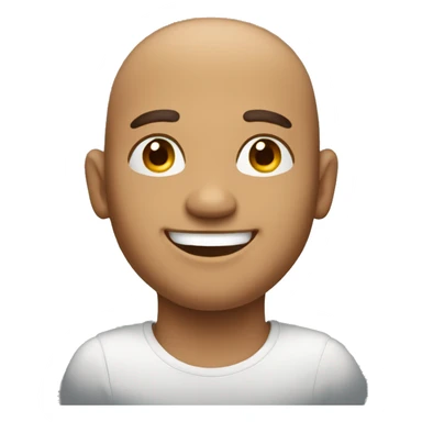 smiling male portrait close-up sticker