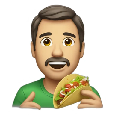 alan food challange eat giga tacos sticker