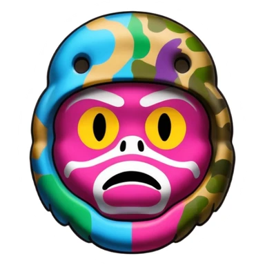 Сделай логотип Bape sticker