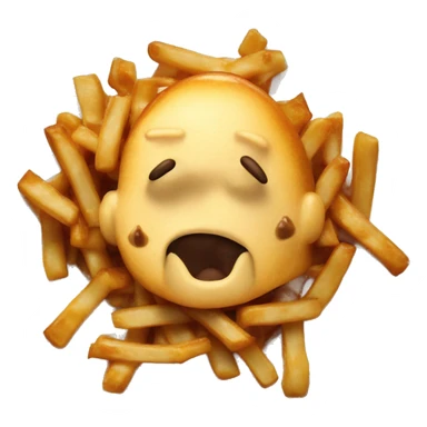 Poutine mange du poutine  sticker