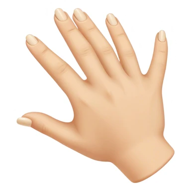 hand with ring finger and thumb connected sticker