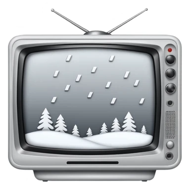 television static(snowy) from the Ring movie sticker