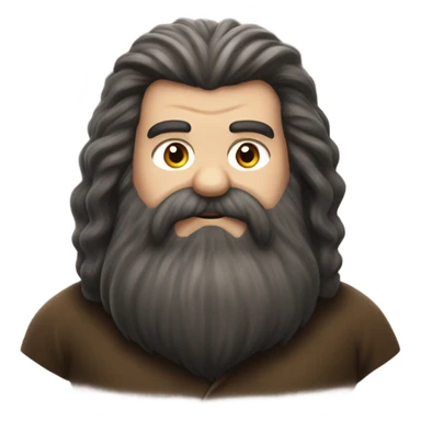 Hagrid in Harry potter sticker