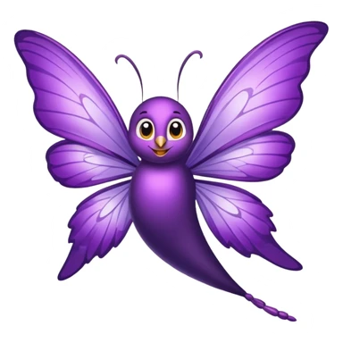 Mariposa morada sticker