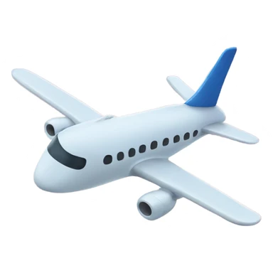 Aeroplane in the sky sticker