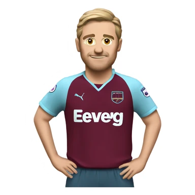 West ham fan sticker