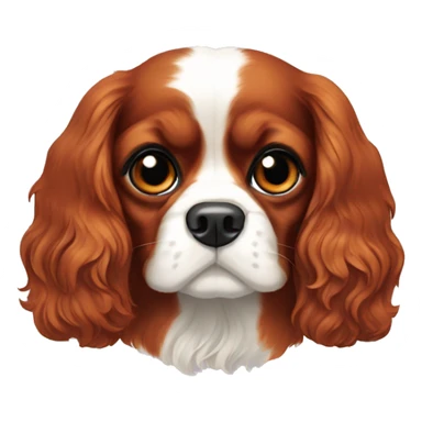 ruby cavalier king charles spaniel sticker