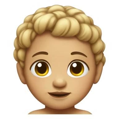 Rainbow skin baby  sticker