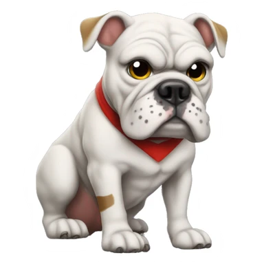 AFL bulldog sticker
