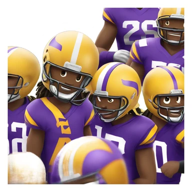 Vikings football  sticker