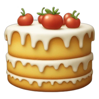 An Italian cake sticker