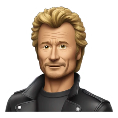 Jonny Hallyday sky sticker