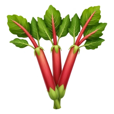 Rhubarb sticker