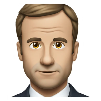 Macron qui fume sticker