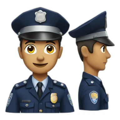 police nationale sticker