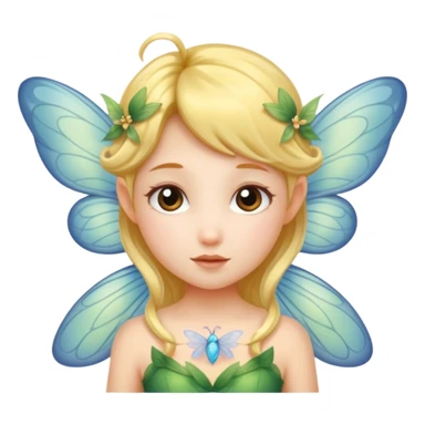 A little fairy, with wings sticker