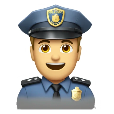 Policia dando parte sticker