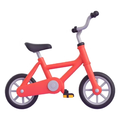 tiny bike for babies, two big wheels and two small wheels sticker