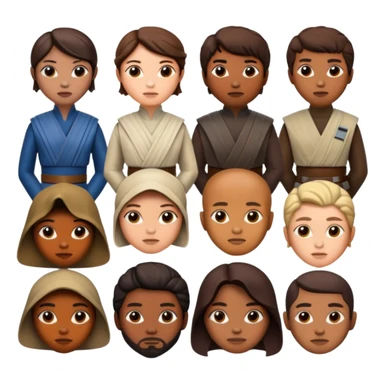 Star Wars characters  sticker