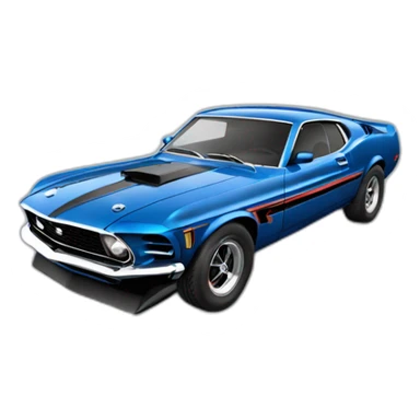 Ford mustang mach 1  sticker