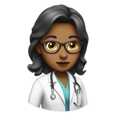 Girl doctor pink sticker