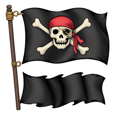 Fait moi cette emoji 🏴‍☠️ sticker