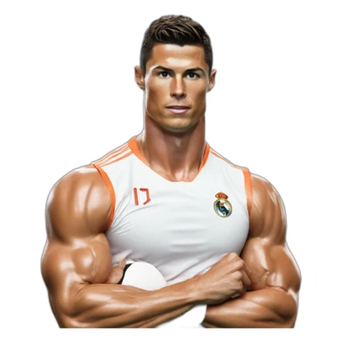 Muscle of cristiano Ronaldo sticker