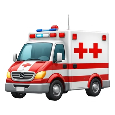 AMBULANCE  siren  sticker
