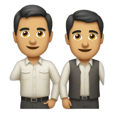 feijoó and pedro sanchez spanish sticker