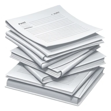 Pile of patent papers sticker