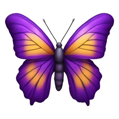 Borboleta roxa com detalhes  roxos roxo sticker