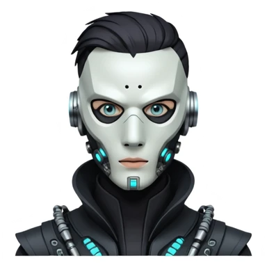 mans team cuberpunk sticker