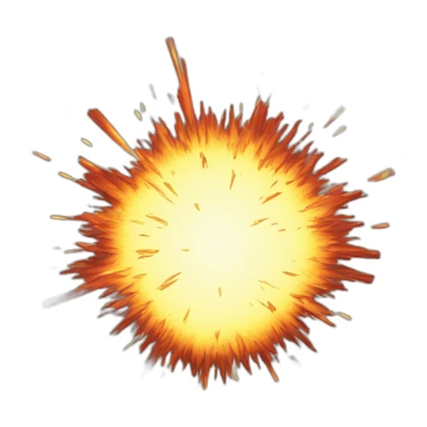 circlular explosion sticker