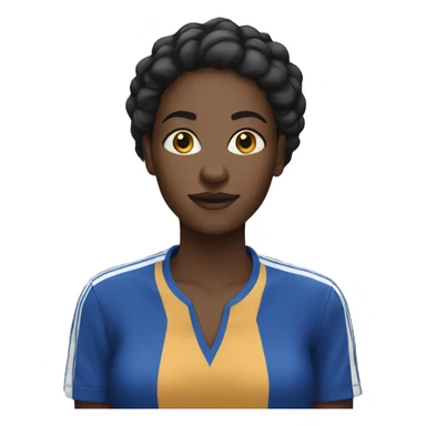 Black women with Chelsea shirt sticker