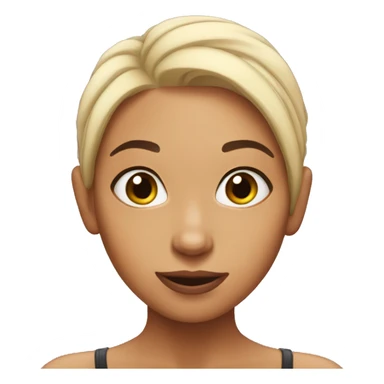 spidergirl withno hair sticker