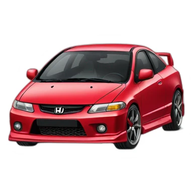 Honda civic tuning sticker