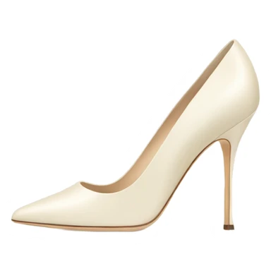 Cream Heels Manolo blahnik  sticker