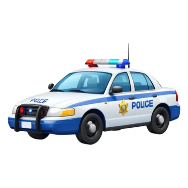 police car sticker