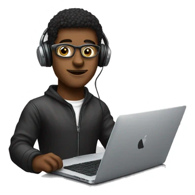 music producer with macbook sticker