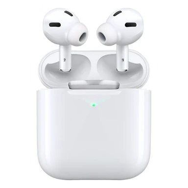 White AirPods  sticker