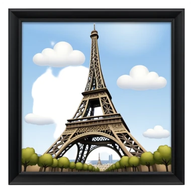 tour eiffel sticker