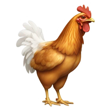 Chicken wing bowing sticker