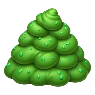 Green poop sticker