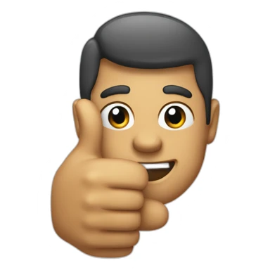 60 percent thumbs up sticker